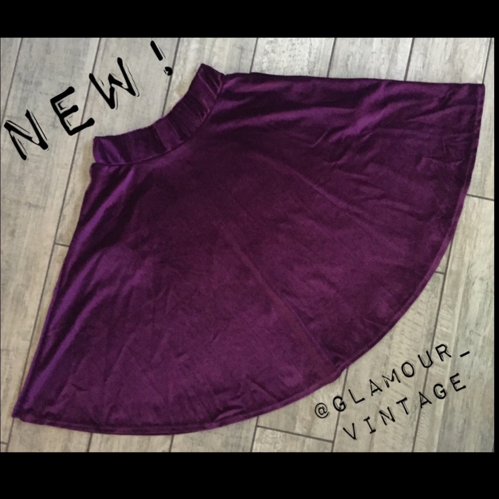 PURPLE retro FULL skirt!